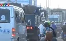 An Giang: Sửa chữa cầu gây kẹt xe nghiêm trọng