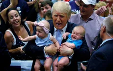 Donald Trump đuổi em bé đang khóc tại sự kiện tranh cử