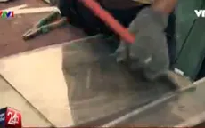 Lạ lùng nghề nhặt kính vỡ kiếm sống