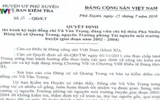 Kỷ luật cán bộ vì để thất lạc sổ đỏ ở Phú Xuyên, Hà Nội