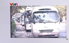 Nhà xe tìm cách đón khách trên tuyến đường cấm tại TP.HCM