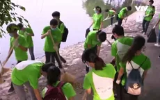 Hơn 1.000 tình nguyện viên tham gia “Ngày làm sạch hồ Hà Nội”