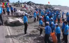 Hơn 1.000 đoàn viên thanh niên tham gia chiến dịch làm sạch biển