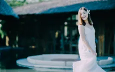Lan Phương khoe vẻ đẹp tinh khôi cùng VTVtrip