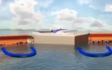 Thử nghiệm thiết bị thu rác trên biển