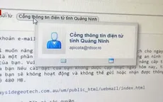 Cảnh báo mã độc tấn công hệ thống thư điện tử công vụ