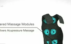 Áo khoác massage điều khiển qua ứng dụng trên smartphone