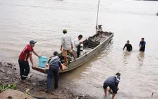 Bến Tre: Chìm ghe chở đá trên sông Vàm Thơm, 1 người mất tích