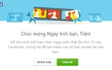 Facebook giúp người dùng tạo video ôn lại kỷ niệm với bạn bè