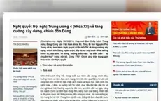 Suy thoái trong Đảng đã được nhận diện rõ hơn