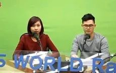 Nữ du học sinh Việt làm phát thanh viên tại Đài KBS