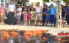 Phát hoảng vì nước giếng… bốc cháy ở Quảng Ninh