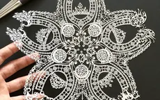 Mãn nhãn với những tác phẩm nghệ thuật cắt giấy Nhật Bản
