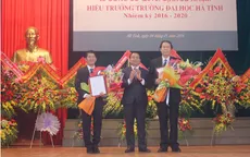PGS Nguyễn Đình Thọ được bổ nhiệm làm Hiệu trưởng trường ĐH Hà Tĩnh