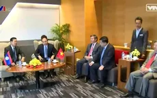 PTTg Nguyễn Xuân Phúc tiếp Phó Thủ tướng Lào