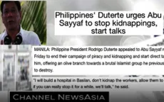Tổng thống Philippines hối thúc nhóm Abu Sayyaf dừng chiến dịch cướp biển