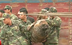 Hải Phòng xử lý thành công quả bom mắc vào mỏ neo tàu hàng