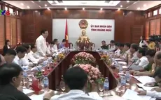 Phó Chủ tịch Quốc hội Huỳnh Ngọc Sơn kiểm tra công tác bầu cử tại Quảng Ngãi