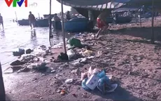 Bãi biển Lagi, Bình thuận ngập rác thải sau Tết