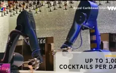Robot phục vụ trên du thuyền hạng sang