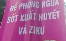 Sai chính tả trên pano tuyên truyền chống sốt xuất huyết, Zika
