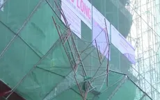 Sập giàn giáo công trình 20 tầng tại Nha Trang