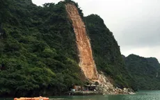 Quảng Ninh: Sạt lở núi đá, 3 người bị vùi lấp