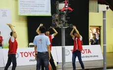Vòng loại 2 Robocon phía Bắc: WAI 1 tiếp tục đại thắng với 3 Chai-Yo!
