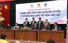 Trao chứng nhận sử dụng tiết kiệm, hiệu quả năng lượng