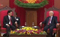 Tổng Bí thư tiếp Thủ tướng Lào