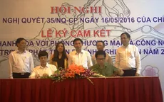 Ký kết hỗ trợ triển khai Nghị quyết 35 của Chính phủ