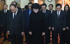 Đoàn đại biểu cấp cao Việt Nam viếng nguyên Chủ tịch Quốc hội Lào
