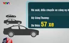 Bộ NN&PTNT và Bộ Công thương thừa 233 xe công vụ