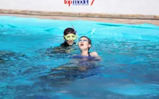 Top 13 Vietnam's Next Top Model ngụp lặn tạo dáng dưới nước