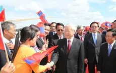 Tổng Bí thư thăm chính thức Lào