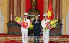 Chủ tịch nước phong và thăng hàm Thượng tướng cho hai Thứ trưởng Bộ Công an