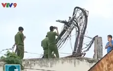 Gãy trụ viễn thông, 1 người tử vong tại Đồng Tháp