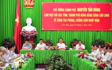 Thủ tướng Nguyễn Tấn Dũng: Dồn sức ứng phó với xâm nhập mặn