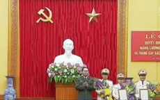 Công bố quyết định thăng cấp bậc hàm cấp Tướng