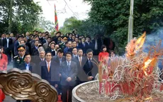 Tổ chức lễ dâng hương tưởng niệm các Vua Hùng tại Phú Thọ