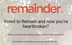 Remainder - Ứng dụng hẹn hò cho trái tim "tan vỡ" hậu Brexit