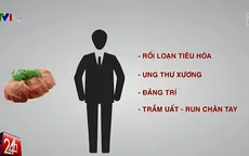 Nguy cơ ung thư xương khi ăn thịt heo chứa thuốc an thần