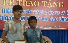 Vinh danh em nhỏ cứu 5 học sinh đuối nước