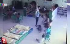 2 giáo viên Trung Quốc đánh, đạp liên tiếp học sinh mẫu giáo