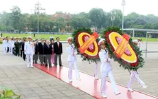 Lãnh đạo Đảng, Nhà nước viếng Chủ tịch Hồ Chí Minh