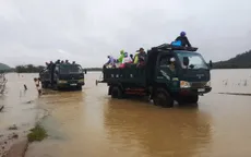 Bình Định hứng chịu đợt mưa lũ mới, 15 xã bị cô lập