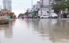 Vũng Tàu: Đường biến thành sông sau mưa đầu mùa