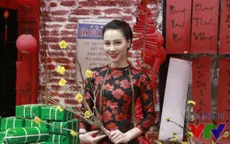 MC Minh Hà đẹp dịu dàng trong không gian Tết cổ truyền
