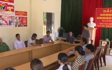 Không khí chuẩn bị bầu cử tại xã đảo Cái Chiên