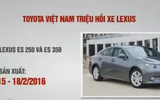 Toyota Việt Nam triệu hồi hơn 110 xe Lexus